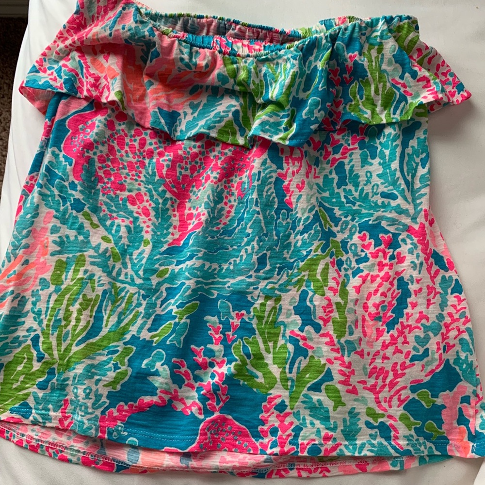 Lilly Pulitzer strapless top
